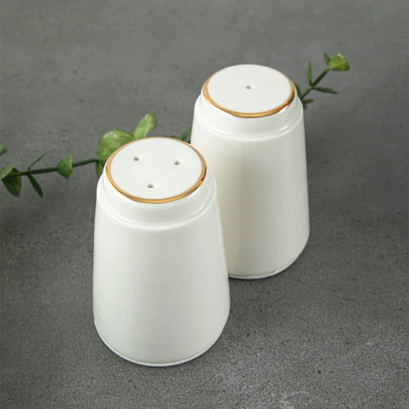 Aryıldız Hazel Gold 2Li Tuzluk Biberlik Takımı