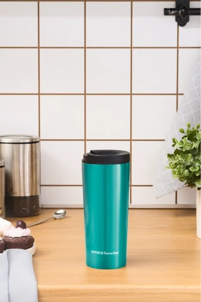 Sheeny Çelik Sızdırmaz Termos 450 Ml Yeşil - 1