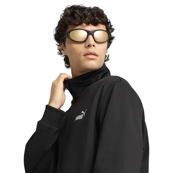 Puma Ess Poly Suit Erkek Günlük Eşofman Takımı Siyah 68484701 - Resim 4