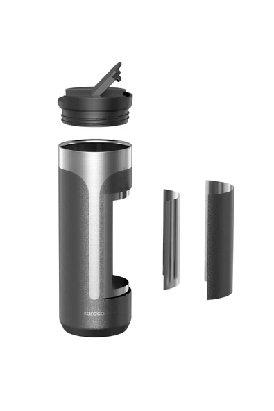 Mastermaid Çelik Termos 500 Ml Siyah - Resim 8