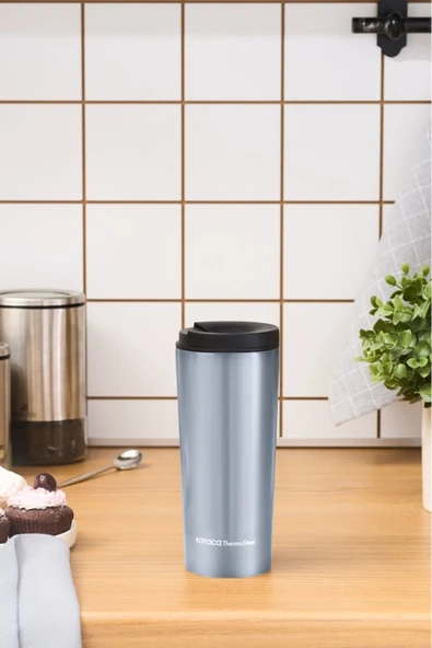 Sheeny Çelik Sızdırmaz Termos 450 Ml Fog - Resim 8