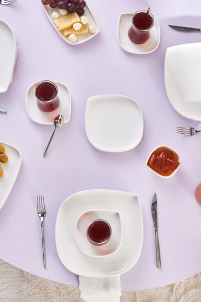 Forever Bone Oggi 26 Parça 6 Kişilik Kahvaltı Seti - Resim 5