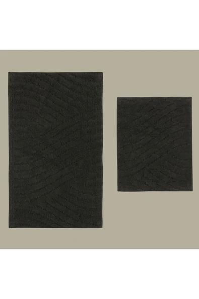 Roma 2'li Banyo Paspası Antrasit - Resim 3