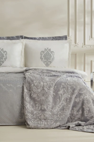 Tuğba 8 Parça Private Çeyiz Seti Silver - Resim 2