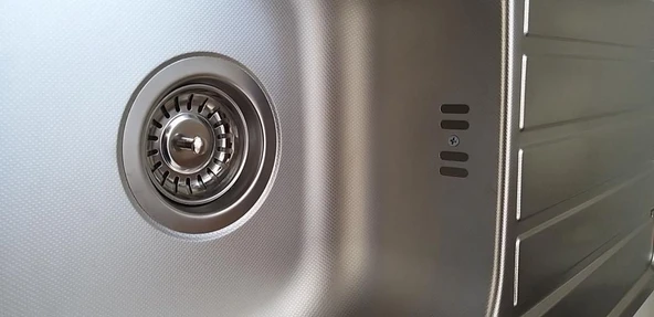 DOMİNOX FRANKE EVYE SİFON TAKIMI KARE TAŞMALI - Resim 2