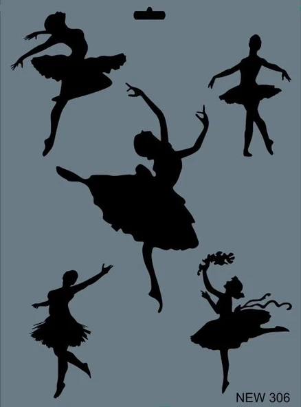 Supertrend Stencil Boyama Şablonu 25x35 cm. NEW-306 ürün görseli 1