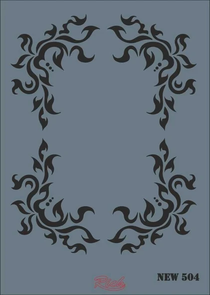 Supertrend Stencil Boyama Şablonu 25x35 cm. NEW-504 ürün görseli