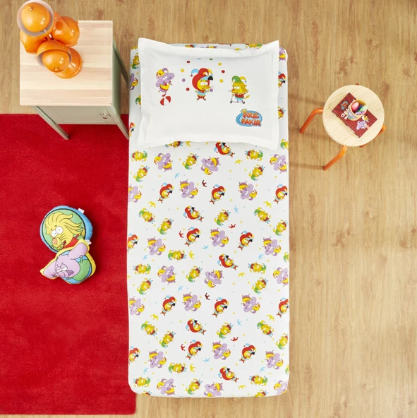 Karaca Home X Kral Şakir Circus Tek Kişilik Çarşaf Takımı - Resim 7