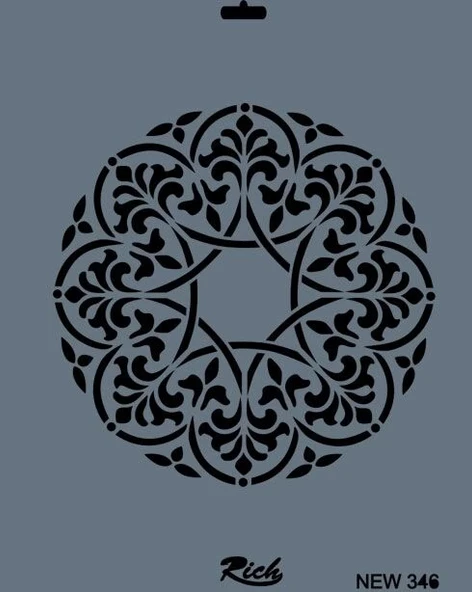 Supertrend Stencil Boyama Şablonu 25x35 cm. NEW-346 ürün görseli 1