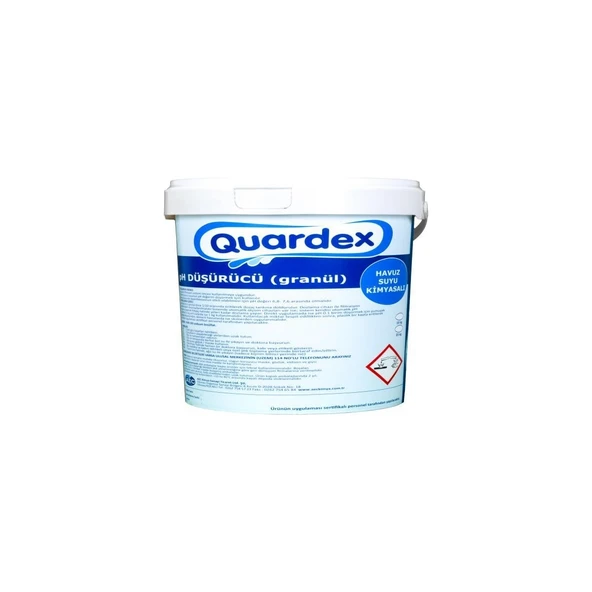 Quardex Havuz Suyu Granül Ph Düşürücü (-) 25KG - Resim 2