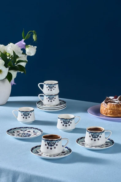 Bade 6 Kişilik Kahve Fincanı 85 Ml - Resim 9