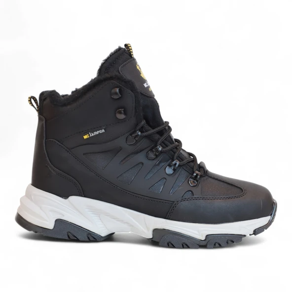 2225-Jamper Anatomik Kaydırmaz Tabanlı Soft Shell Outdoor Trekking Erkek Fermuarlı Spor Bot - Resim 4