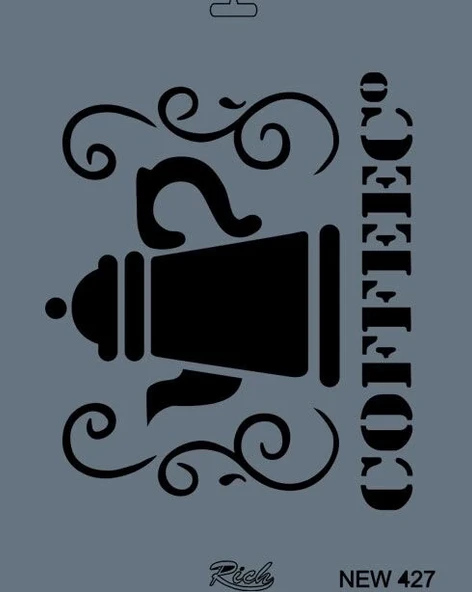 Supertrend Stencil Boyama Şablonu 25x35 cm. NEW-427 ürün görseli 1