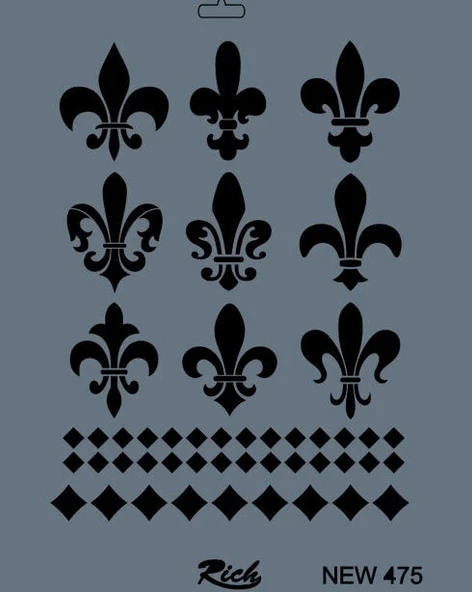 Supertrend Stencil Boyama Şablonu 25x35 cm. NEW-475 ürün görseli 1