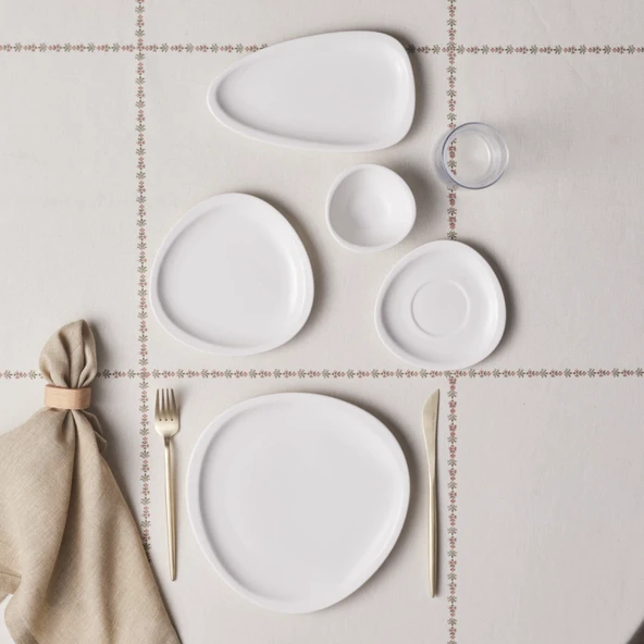 Karaca Forever Bone Cosima 26 Parça 6 Kişilik Kahvaltı Takımı - Resim 6