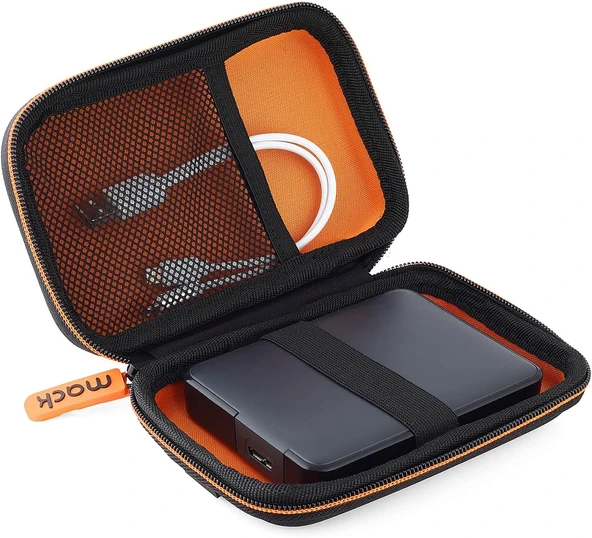Mack MCC-4008 2.5 Hard Disk Kılıfı Siyah Turuncu - Resim 10