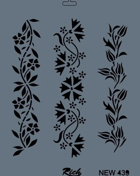 Supertrend Stencil Boyama Şablonu 25x35 cm. NEW-439 ürün görseli 1