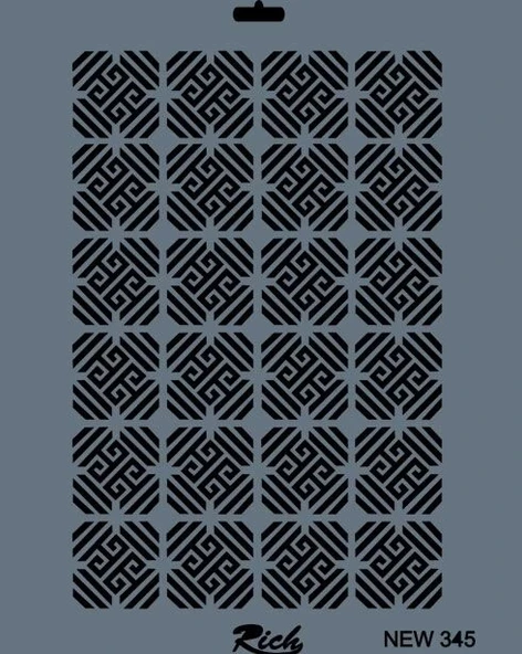 Supertrend Stencil Boyama Şablonu 25x35 cm. NEW-345 ürün görseli 1