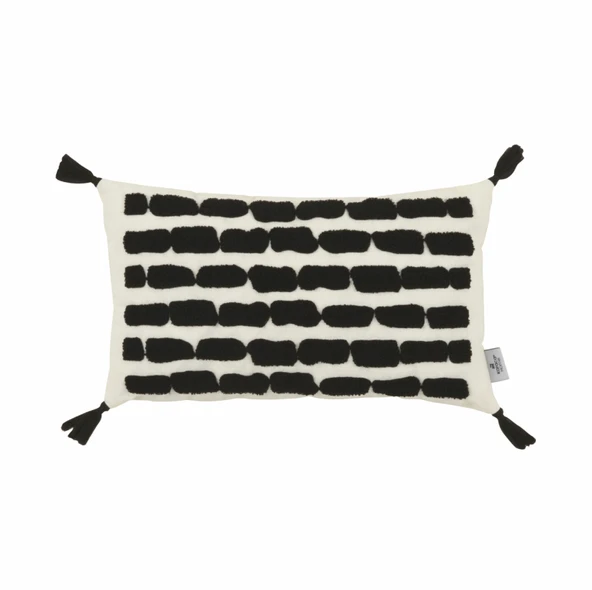 Karaca Home Sheri Dolgulu Kırlent Siyah - Resim 4