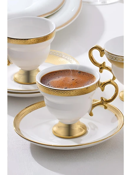 Aryıldız Majesty 6 Kişilik Kahve Fincan Takımı - Resim 2
