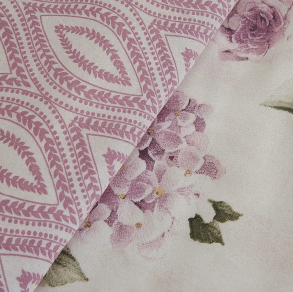 Karaca Home Rosales %100 Pamuk 120 Tel Çift Kişilik Saten Nevresim Takımı  - Resim 9