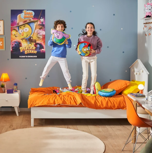 Karaca Home X Kral Şakir Necati Şekilli Kırlent - Resim 9