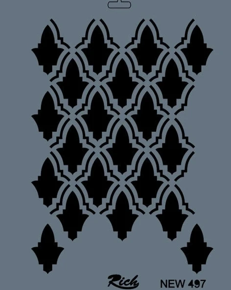 Supertrend Stencil Boyama Şablonu 25x35 cm. NEW-497 ürün görseli