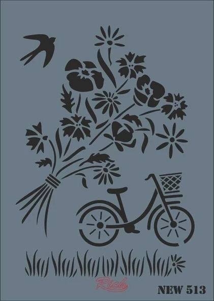 Supertrend Stencil Boyama Şablonu 25x35 cm. NEW-513 ürün görseli