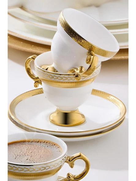 Aryıldız Majesty 6 Kişilik Kahve Fincan Takımı ürün görseli 1