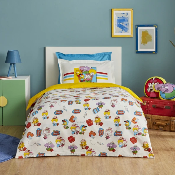 Karaca Home X Kral Şakir Travel Tek Kişilik Pike  - Resim 5