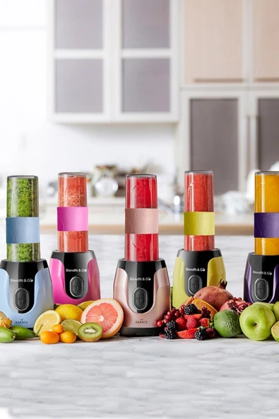 Blendfit Go Personal Kişisel Smoothie Blender Antrasit - Resim 7