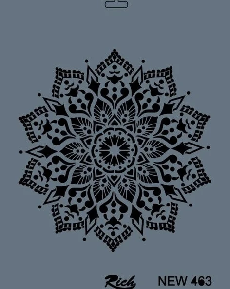 Supertrend Stencil Boyama Şablonu 25x35 cm. NEW-463 ürün görseli 1