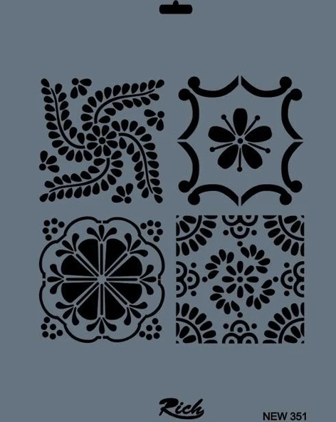 Supertrend Stencil Boyama Şablonu 25x35 cm. NEW-351 ürün görseli