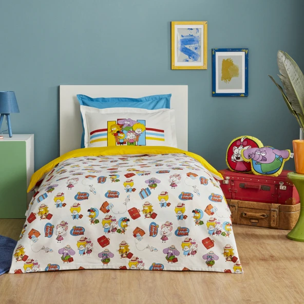 Karaca Home X Kral Şakir Travel Tek Kişilik Pike  - Resim 4