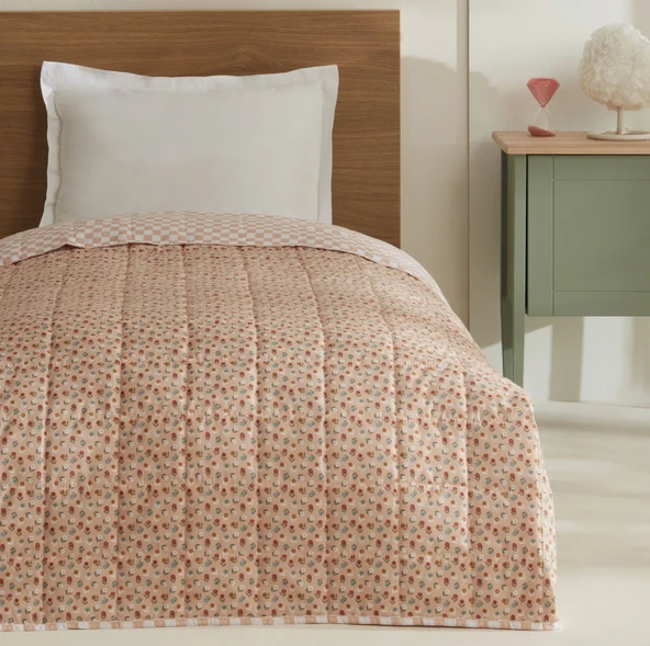 Karaca Home Young Bloom Tek Kişilik Yatak Örtüsü - Resim 5