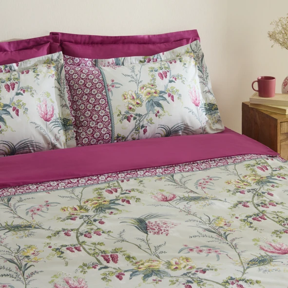 Karaca Home Mitha %100 Pamuk Çift Kişilik Nevresim Takımı Mint - 5