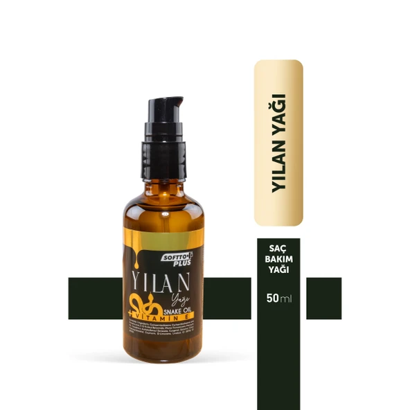 Softto Plus E Vitaminli Yılan Yaglı Saç Yagı 50 Ml