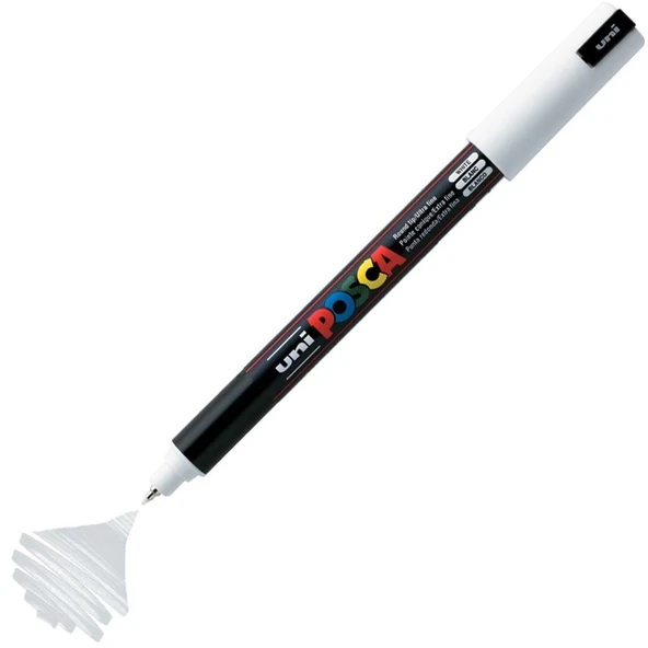 Supertrend Posca PC-1MR Boyama Markörü 0.7 mm. BEYAZ ürün görseli