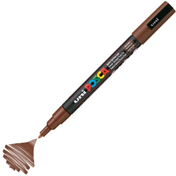 Supertrend Posca PC-3M Boyama Markörü 0.9-1.3 mm. KAHVERENGİ ürün görseli