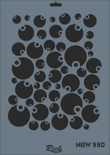 Supertrend Stencil Boyama Şablonu 25x35 cm. NEW-550 ürün görseli