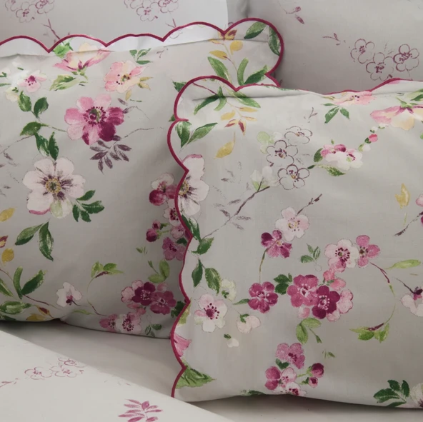 Karaca Home Sierra %100 Pamuk Çift Kişilik Nevresim Takımı Pembe - 11