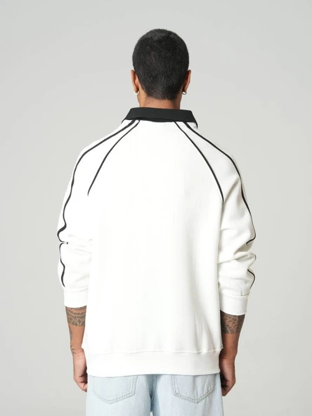 Polo Yaka Los Angeles 13 Oversize Sweatshirt - 4