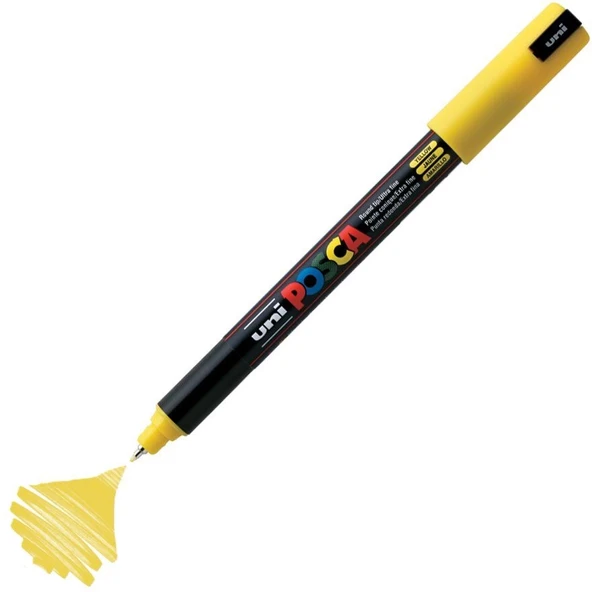 Supertrend Posca PC-1MR Boyama Markörü 0.7 mm. SARI ürün görseli