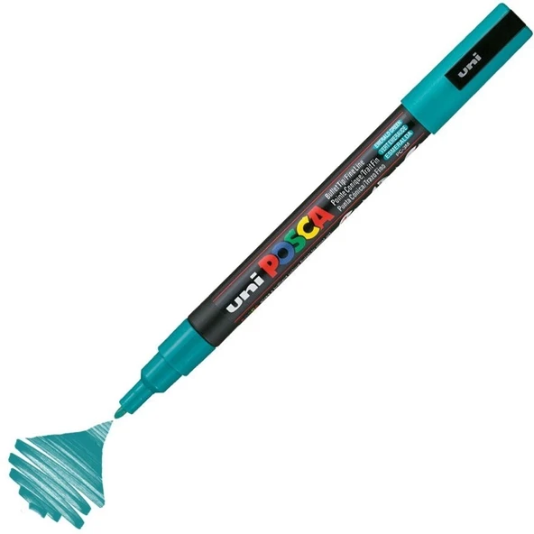 Supertrend Posca PC-3M Boyama Markörü 0.9-1.3 mm. ZÜMRÜT YEŞİLİ ürün görseli