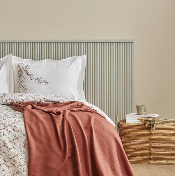 Karaca Home Mizu %100 Pamuk Çift Kişilik Pike Hediyeli Nevresim Takımı - 2