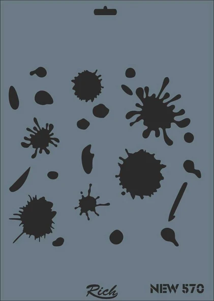 Supertrend Stencil Boyama Şablonu 25x35 cm. NEW-570 ürün görseli