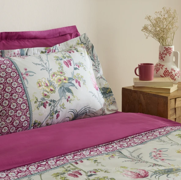 Karaca Home Mitha %100 Pamuk Çift Kişilik Nevresim Takımı Mint - 4