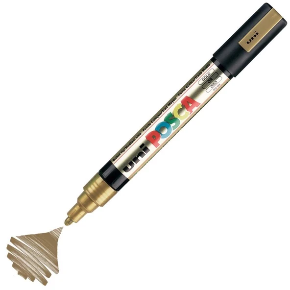 Supertrend Posca PC-5M Boyama Markörü 1.8-2.5 mm. METALİK ALTIN ürün görseli