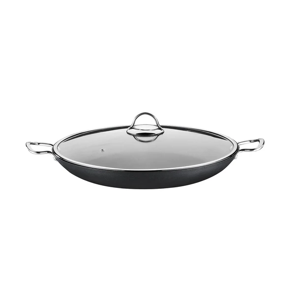 Diamond 34 Cm Yanmaz Yapışmaz Kavurma Şef Tenceresi - Resim 2