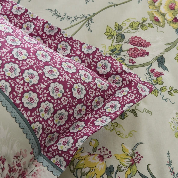 Karaca Home Mitha %100 Pamuk Çift Kişilik Nevresim Takımı Mint - 8